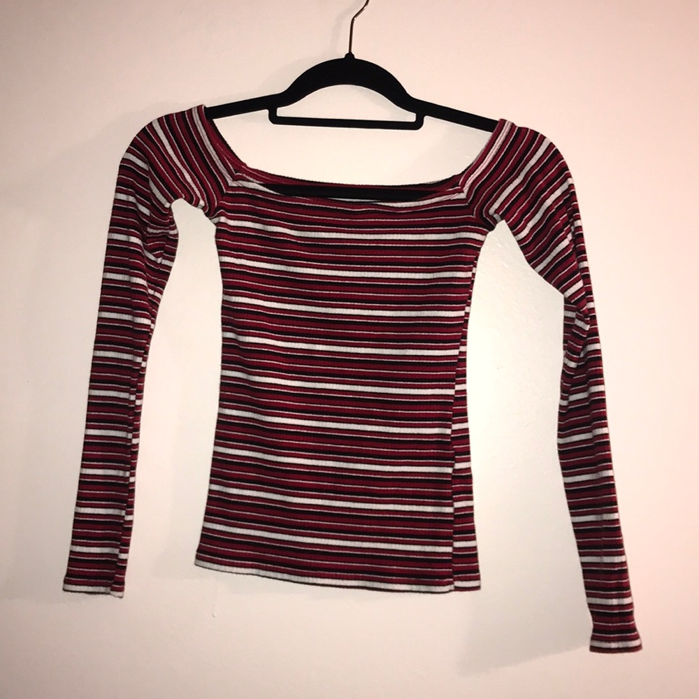 off the shoulder long sleeve